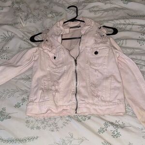 Women's Pink Denim Jacket